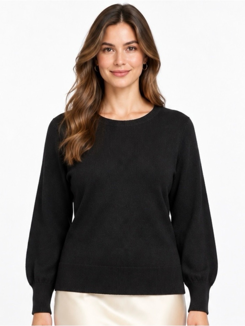 The Limited Black Cashmere Crewneck Sweater Women’s XL NWT